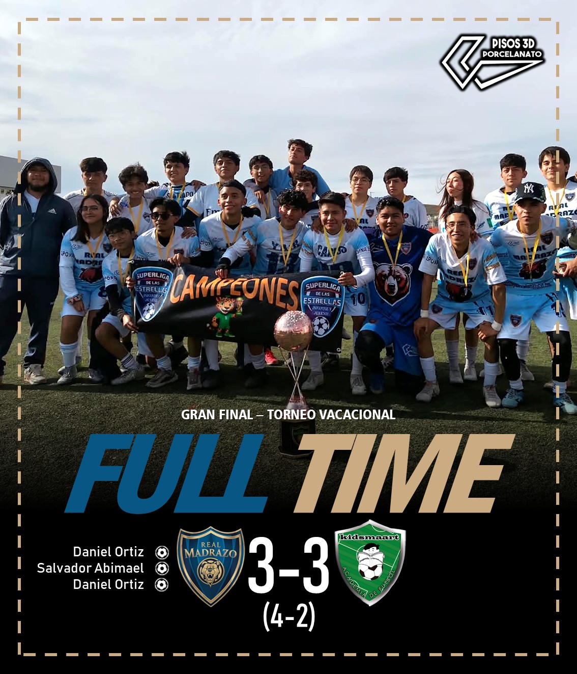 Resultado de la Gran Final del torneo vacacional del Real Madrazo