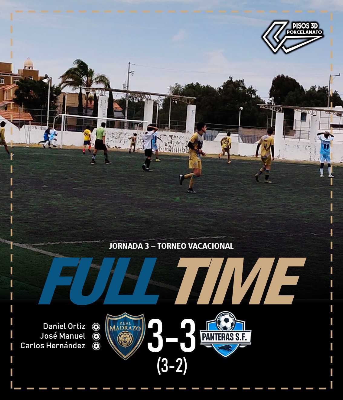 Empate de la jornada 3 del Real Madrazo