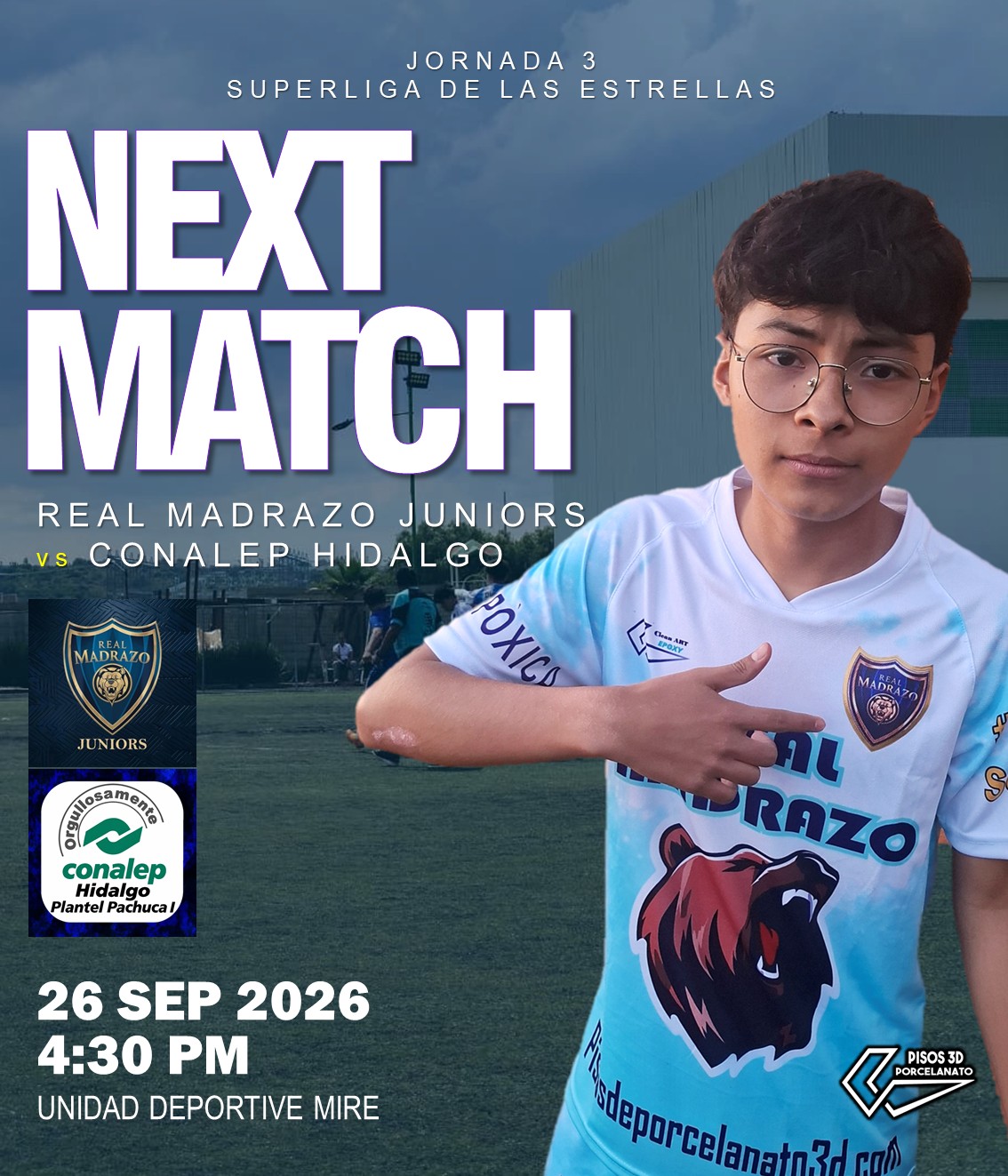Tercer partido de la liga de las estrellas categoria preparatoria del Real Madrazo