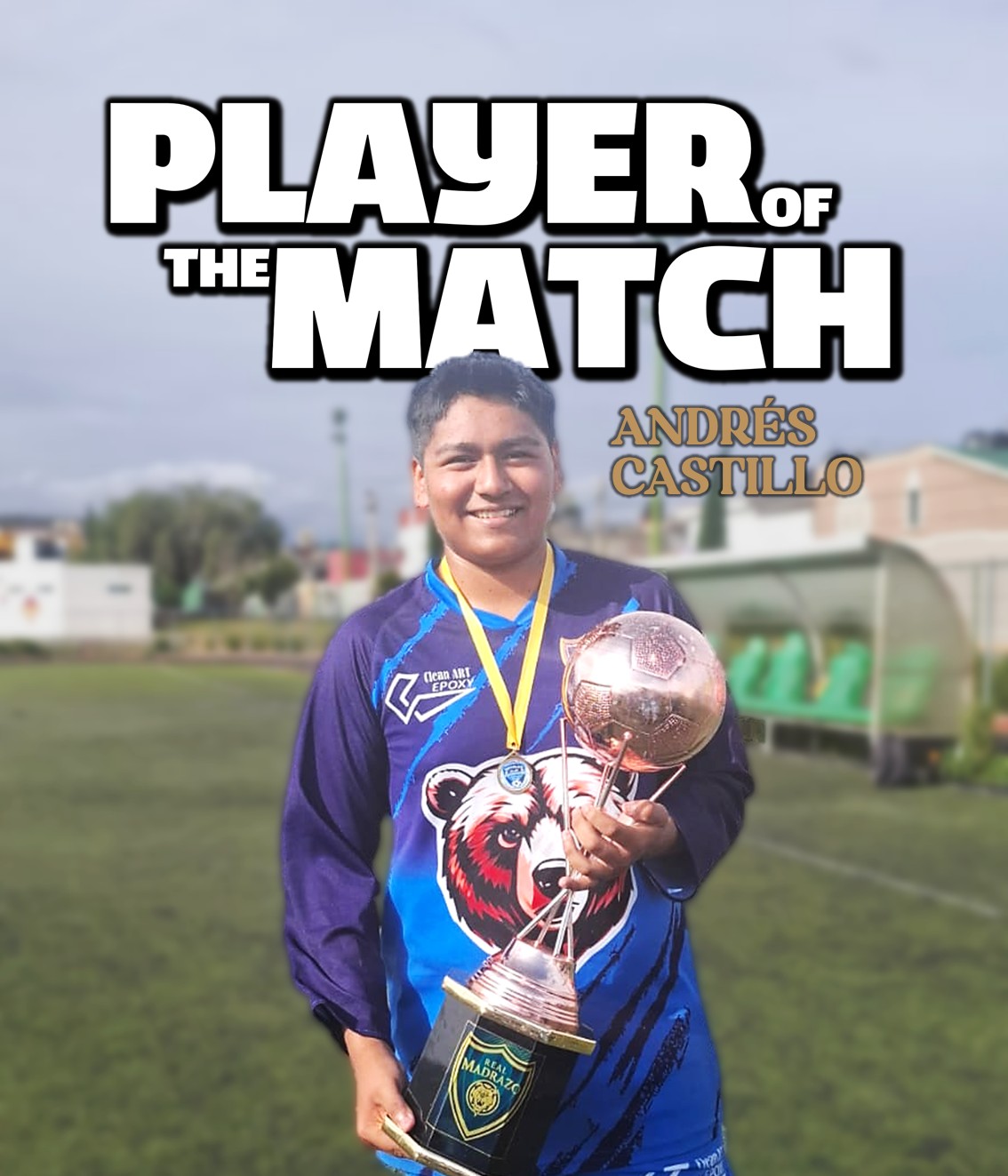 El MVP de la final en el torneo vacacional del Real Madrazo