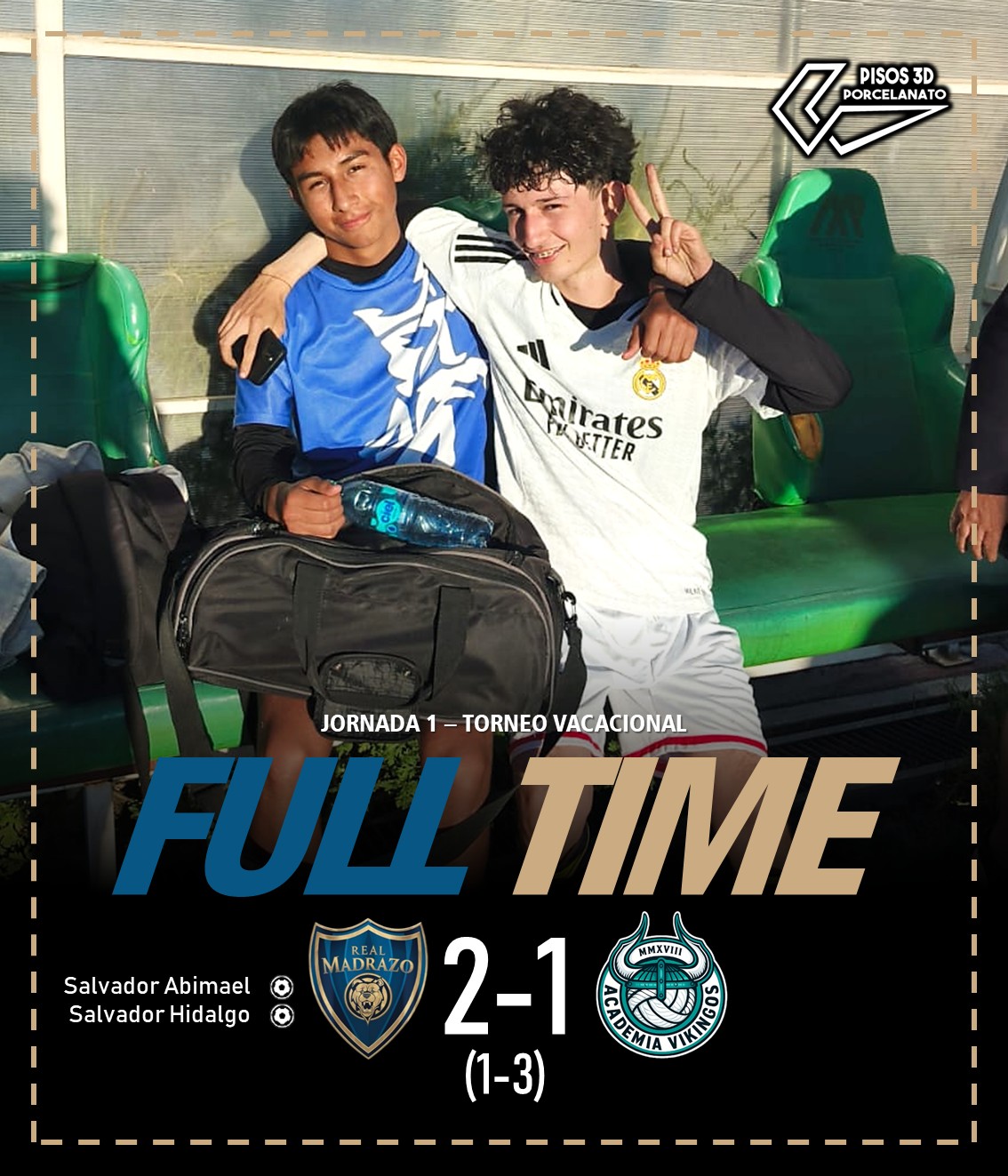 Victoria del primer partido del torneo vacacional del Real Madrazo